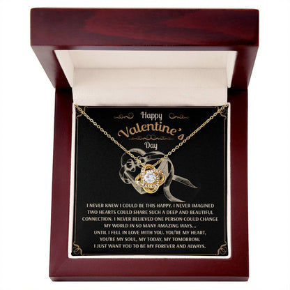 You’re My Forever - Love Knot Necklace - A Timeless Expression of Love for Your Soulmate - Heartfelt Gift for Valentine's Day - Mallard Moon Gift Shop