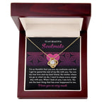 To My Beautiful Soulmate - Love Knot Necklace – A Romantic Gift for Your True Love and Best Friend