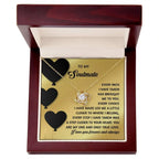 Gift for Soulmate - A Step Closer - Love Knot Pendant Necklace - A Romantic Valentine’s Gift for Your One True Love