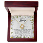 Apology Gift for Girlfriend, Wife, Soulmate-Sorry, Please Don't Stop Talking - Love Knot Pendant Necklace