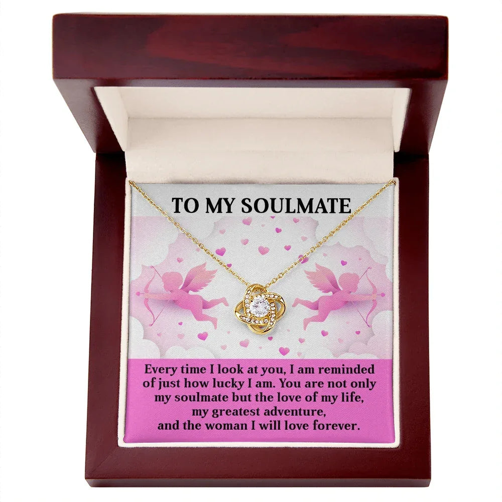 Romantic Soulmate Love Knot Necklace – Celebrate Your Greatest Adventure Together