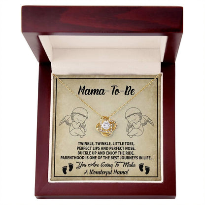 Mama To Be-Enjoy The Ride To My Mom - Love Knot Necklace - Mallard Moon Gift Shop