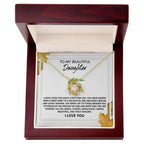 Gift for Daughter - See Yourself - Love Knot Pendant Necklace
