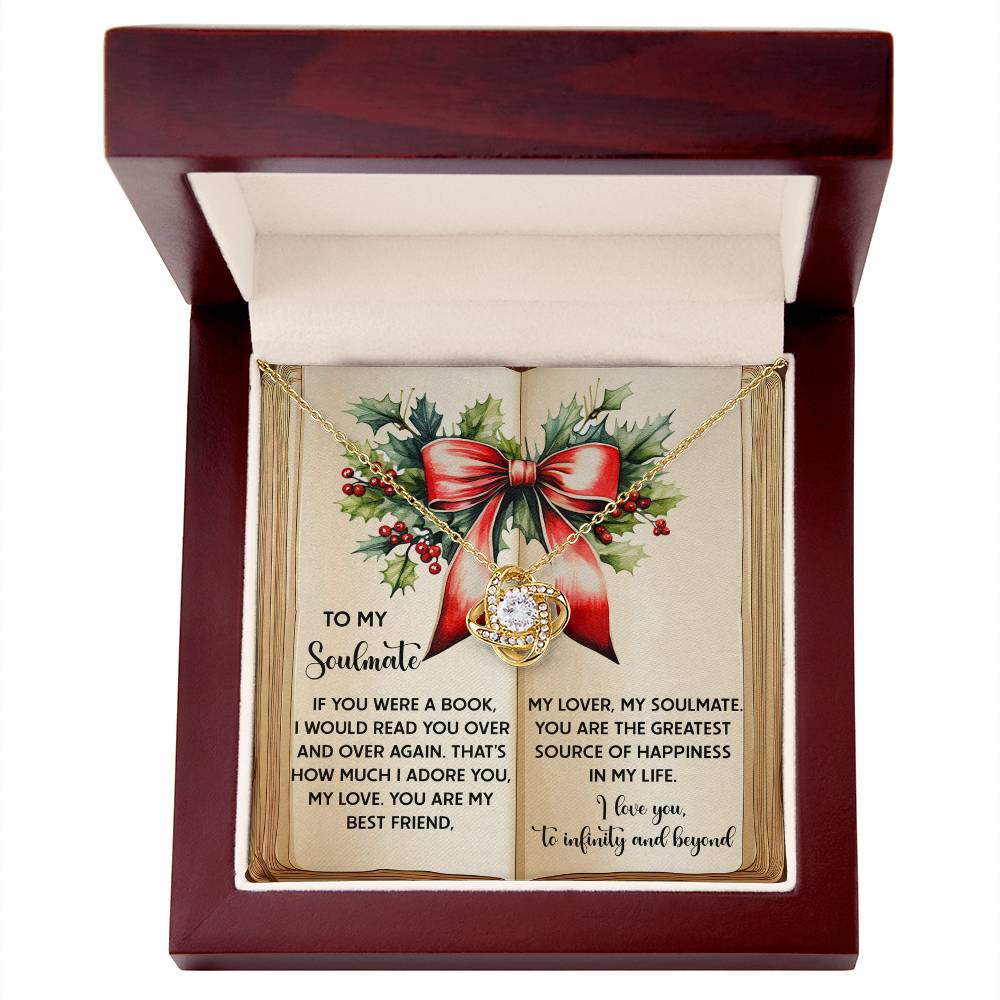 Gift for Soulmate - Over Again - Love Knot Pendant Necklace - Mallard Moon Gift Shop