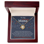 Mom To Be-At First Sight To My Mom - Love Knot Necklace