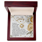 Apology Gift for Girlfriend, Wife, Soulmate - Sorry, Amazing Woman - Love Knot Pendant Necklace
