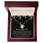 Apology Gift for Girlfriend, Wife, Soulmate - Sorry, Broken Your Trust - Love Knot Pendant Necklace