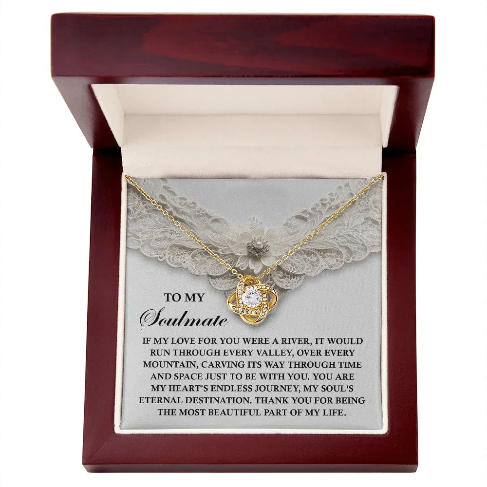 Romantic Love Knot Necklace – Celebrate Your Endless Journey Together