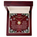 Gift for Daughter - All Eternity - Love Knot Pendant Necklace