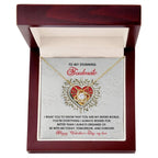Romantic Valentine's Day Gift for Soulmate, Wife, Girlfriend -You Are My Entire World - Love Knot Pendant Necklacee