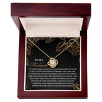 Romantic Anniversary, Valentine's Day Gift for Soulmate, Wife, Girlfriend - I Found My Heaven - Love Knot Pendant Necklace