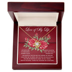 To the Love of My Life – Romantic Soulmate Necklace with Meaningful Message
