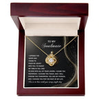 Gift for Soulmate - Into You - Love Knot Pendant Necklace