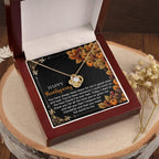 Thanksgiving Gift for Her – “Count On You” Necklace with Heartfelt Message Card | Friendship Appreciation Jewelry Gift