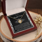 Bride Wedding Day Gift - My True Love - Love Knot Pendant Necklace - Mallard Moon Gift Shop