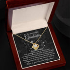 Daughter Graduation Milestone Gift You Can Achieve Anything Love Knot Pendant Necklace