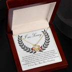 Apology Gift for Girlfriend, Wife, Soulmate - Sorry, From Now On - Love Knot Pendant Necklace