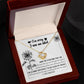 Apology Gift for Girlfriend, Wife, Soulmate - Sorry, Feeling Blue - Love Knot Pendant Necklace - Mallard Moon Gift Shop