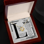 To My Wife Your Last Everything Knot Pendant Necklace
