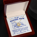 To My Badass Mom - You Have Me - Love Knot Necklace