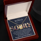 Apology Gift for Girlfriend, Wife, Soulmate - Sorry, Bear This Pain - Love Knot Pendant Necklace