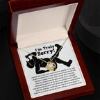 Apology Gift for Girlfriend, Wife, Soulmate - Sorry, Selfish Actions - Love Knot Pendant Necklace