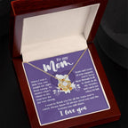 Gift for Mom from Son All the Ways You've Cared - Love Knot Necklace