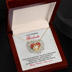 Romantic Valentine's Day Gift for Soulmate, Wife, Girlfriend -You Are My Entire World - Love Knot Pendant Necklacee