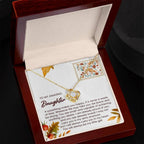 To My Amazing Daughter - Makes You Happy - Love Knot Pendant Necklace