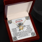 To My Stunning Soulmate Love Knot Necklace – A Romantic Gift to Cherish and Celebrate Unconditional Love