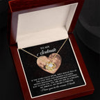 Romantic Gift for Soulmate, Wife or Girlfriend - I Love You to the Moon and Back - Love Knot Pendant Necklace