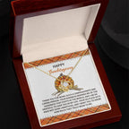 Thanksgiving Gift for Her – “In My Life” Love Knot Necklace with Message Card | Heartfelt Gratitude Gift for Mom, Friend, or Mentor