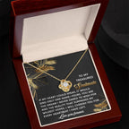 Romantic Anniversary, Valentine's Day Gift for Soulmate, Wife, Girlfriend - Wildest Hopes- Love Knot Pendant Necklace