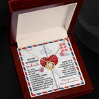 Romantic Anniversary, Valentine's Day Gift for Soulmate, Wife, Girlfriend - My Heart’s Greatest Treasure - Love Knot Pendant Necklace