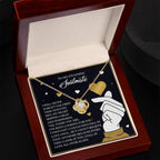 Gift for Soulmate - Look At You - Love Knot Pendant Necklace - A Romantic Valentine’s Day Gift That Celebrates Falling in Love Again and Again