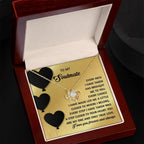 Gift for Soulmate - A Step Closer - Love Knot Pendant Necklace - A Romantic Valentine’s Gift for Your One True Love