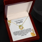Gift for Daughter - See Yourself - Love Knot Pendant Necklace