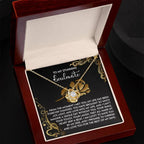 To My Stunning Soulmate - Love Knot Necklace – A Romantic Gift to Celebrate Joy, Love, and Forever Devotion