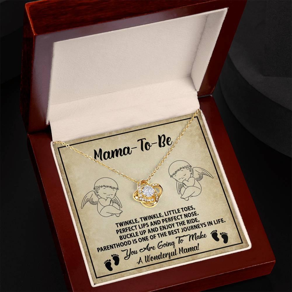 Mama To Be-Enjoy The Ride To My Mom - Love Knot Necklace - Mallard Moon Gift Shop