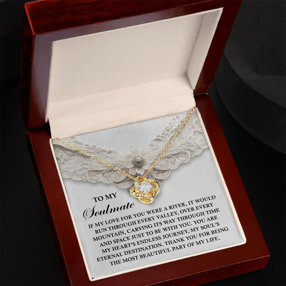 Romantic Love Knot Necklace – Celebrate Your Endless Journey Together