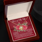 To the Love of My Life – Romantic Soulmate Necklace with Meaningful Message