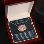 To My Gorgeous Soulmate - Love Knot Necklace – A Romantic Valentine’s Gift to Celebrate Your Beautiful Journey Together