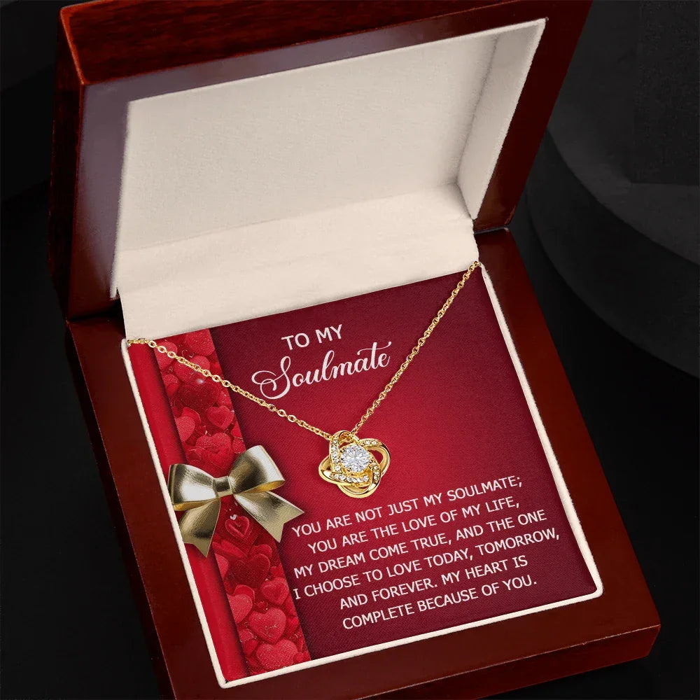 To My Soulmate Necklace - Express Your Love That Lasts Forever