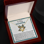 Gift for Daughter - Go Too Far - Love Knot Pendant Necklace