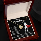 Mom-The Perfect Mother To My Mom - Love Knot Necklace