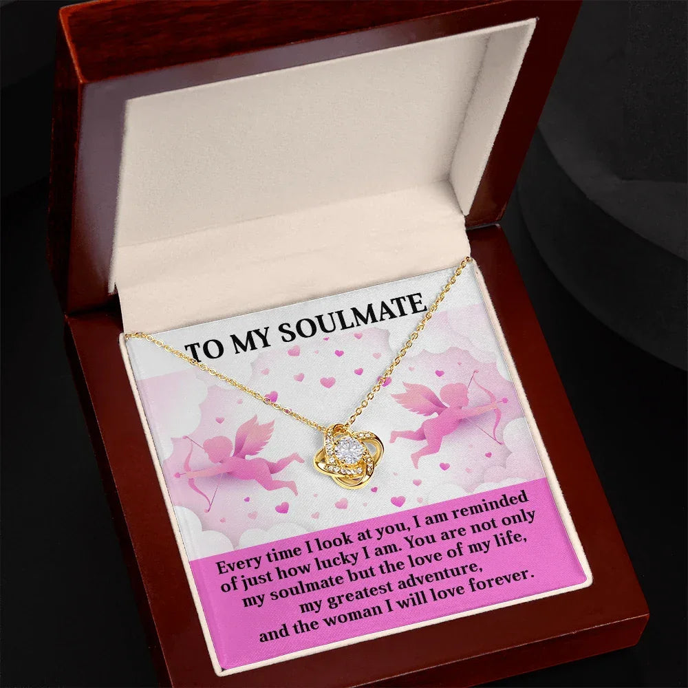 Romantic Soulmate Love Knot Necklace – Celebrate Your Greatest Adventure Together