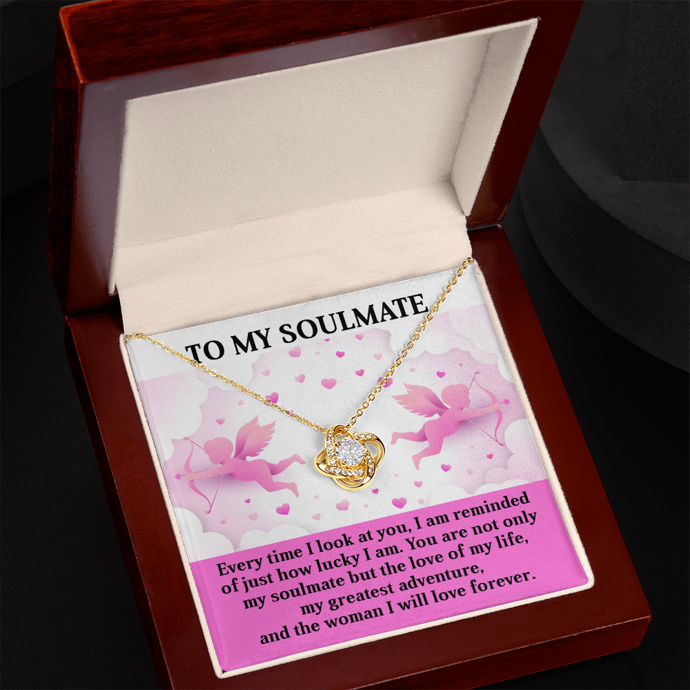 Romantic Soulmate Love Knot Necklace – Celebrate Your Greatest Adventure Together - Mallard Moon Gift Shop