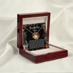 Thanksgiving Gift for Her – “Thankful for You” Love Knot Necklace with Message Card | Family & Friendship Appreciation Jewelry