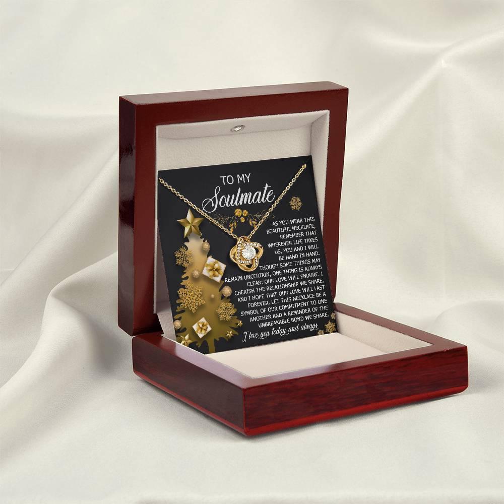 Gift for Soulmate - Be A Symbol - Love Knot Pendant Necklace - Mallard Moon Gift Shop