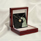 Apology Gift for Girlfriend, Wife, Soulmate - Sorry, On My Knees - Love Knot Pendant Necklace - Mallard Moon Gift Shop